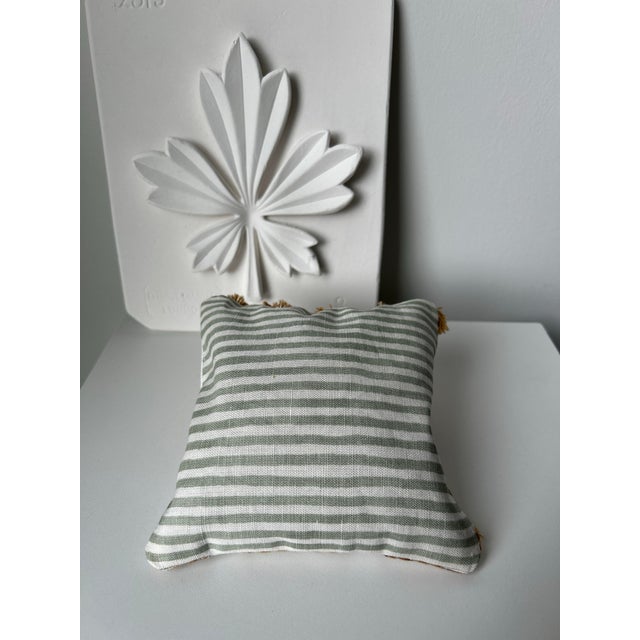 Blue Sanderson, Schumacher, King Cotton Lavender-Filled Decorative Pillows - Collection of 3 For Sale - Image 8 of 12
