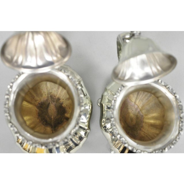 Vintage Towle Grand Duchess Victorian Silver Plated Tea Service Set - 4 PCS For Sale - Image 10 of 16