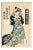 Keisai Eisen, Courtesan, Original Woodcut, 1830 For Sale