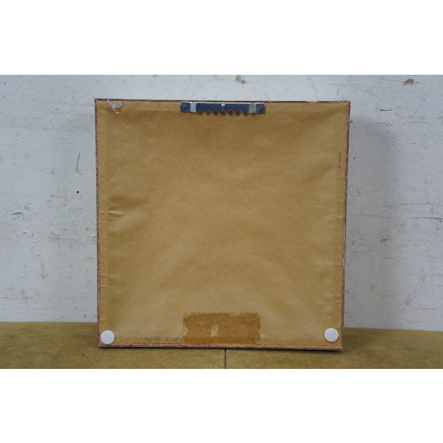 Green Antique Uranium Depression Glass Fluorescent Snakeskin & Dot Shadowbox Plate For Sale - Image 8 of 8