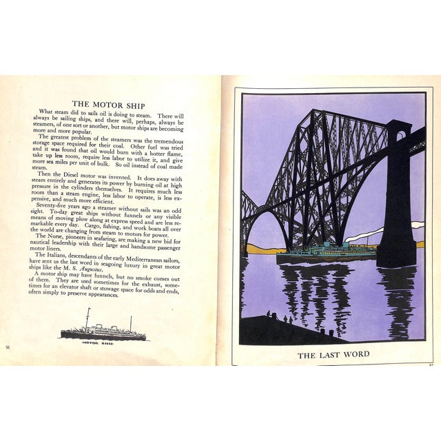 Paper "The Picture Book of Ships" 1938 Gimmage, Peter [Told By] & Craig, Helen [Pictured By] For Sale - Image 7 of 12