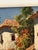 Mid 20th Century Italian Coastal Village Oil Painting, Attributed to Garelli, Mid-Century For Sale - Image 5 of 11