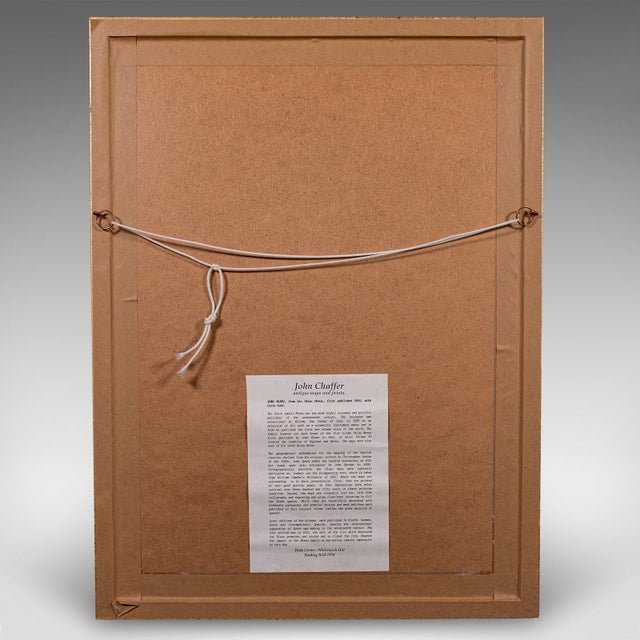 English Antique Buckinghamshire Map, English, Framed 17th Century County Cartography For Sale - Image 3 of 12