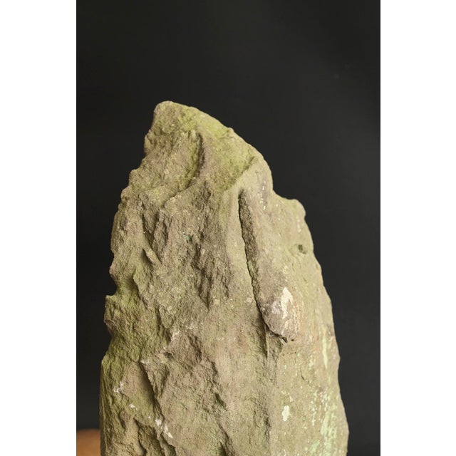 Antique Edo Period Stone Kannon Statue / Made in 1710 / Garden Decoration For Sale - Image 16 of 18