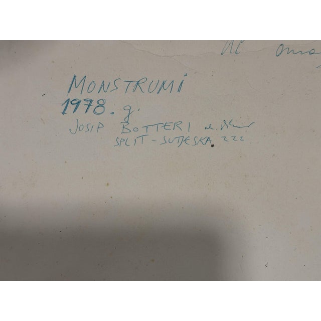 Josip Botteri Dini, Untitled, 1970s, Acrylic & Paper For Sale - Image 6 of 10