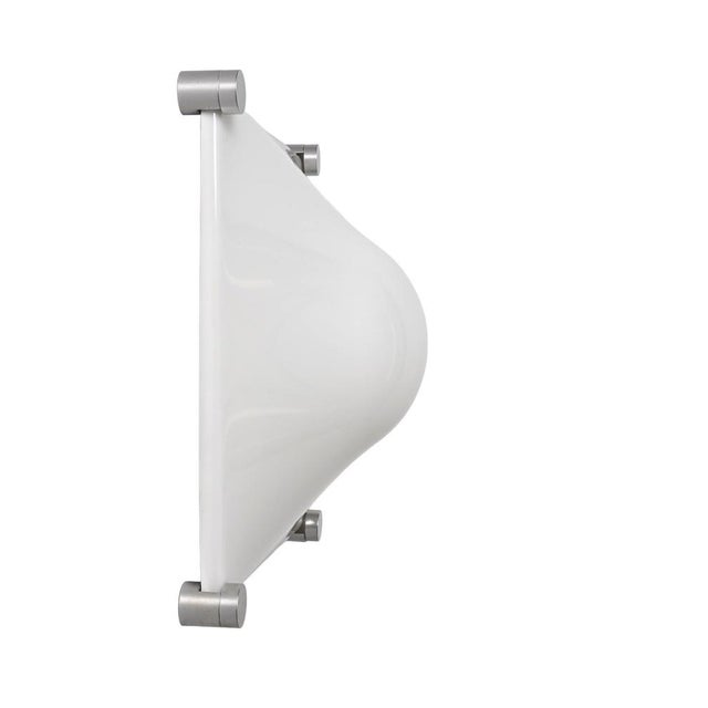 White Bolla Lamps in White Acrylic Glass by Elio Martinelli for Martinelli Luce, Italy, 1960s, Set of 2 For Sale - Image 8 of 14