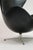 Mid 20th Century Arne Jacobsen Black Leather Egg Chair with Ottoman for Fritz Hansen For Sale - Image 11 of 15