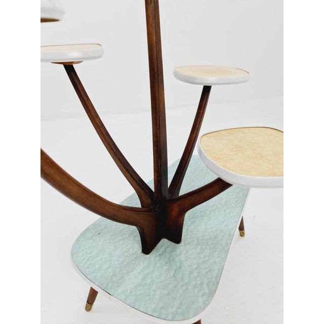 Black Vintage German Plant Stand, 1960s For Sale - Image 8 of 11