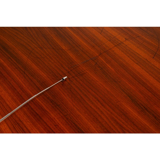 Substantial Handmade Minimalist MCM Custom-Made Studio / Gallery Dining Table W/ Matching Benches Set in Walnut, Usa, C. 1980s For Sale In Orlando - Image 6 of 17