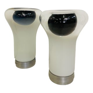 Saffo Lamps by Angelo Mangiarotti for Artemide, 1960s, Set of 2 For Sale