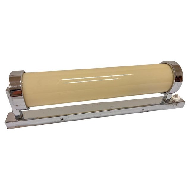 Bauhaus Chrome Wall Lamp, Former Czechoslovakia, 1930s For Sale - Image 9 of 9