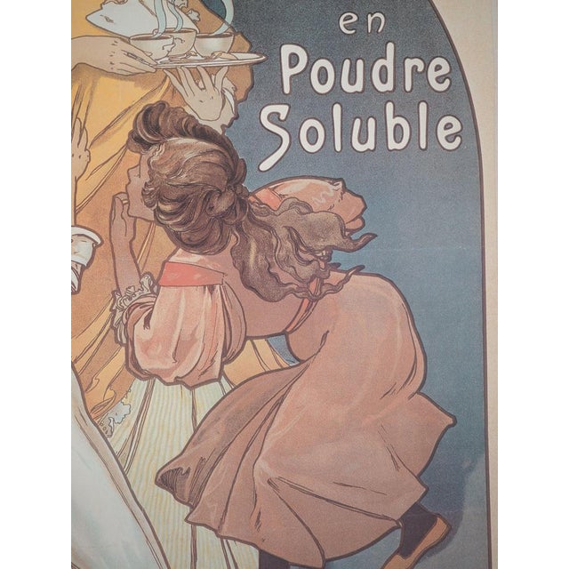 Chocolat Idéal Poster after Alfons Mucha For Sale - Image 5 of 10