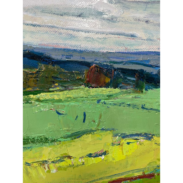 Impressionistic Landscape Original Oil Painting For Sale - Image 12 of 12