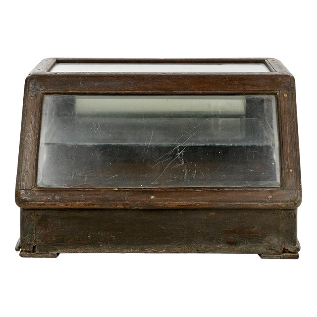 Wooden Jeweler's Display Case For Sale