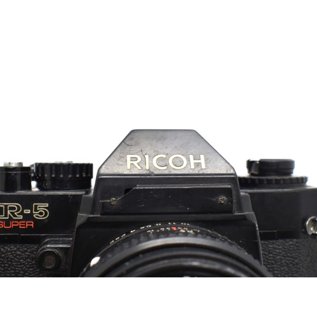 1980s 1980's Ricoh Kr-5 Super 35mm SLR Camera With Rikenon 50mm Lens For Sale - Image 5 of 10