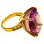 Bochic "Capri" Vintage Oval Shape Amethyst & Diamond Set In 18K Gold & Silver For Sale - Image 17 of 18