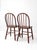 Wood Vintage Windsor Style Spindle Back Chairs Pair For Sale - Image 7 of 14