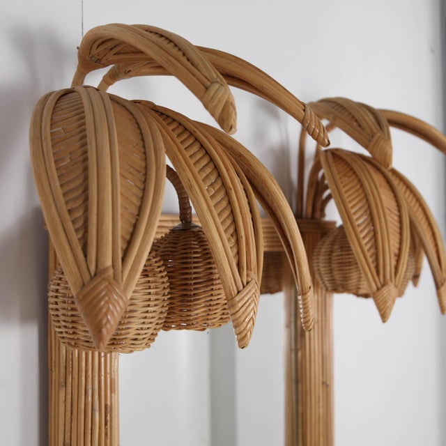 Illuminated Rattan Mirror For Sale - Image 18 of 18