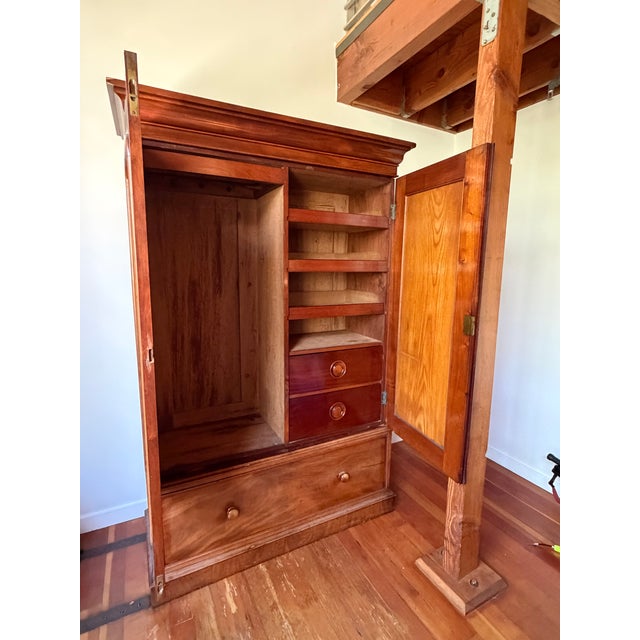 Antique 19th Century English Victorian Flame Mahogany Compactum Wardrobe – Radlay Smith, Skipton For Sale - Image 4 of 10