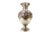 Silver Vase with Floral Motifs, Figures of Swans and Engraved Friezes on Circular Base For Sale - Image 9 of 9
