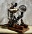 Vintage Custom Steampunk Robot Lamp by Simon Smith, 1950 For Sale - Image 9 of 9