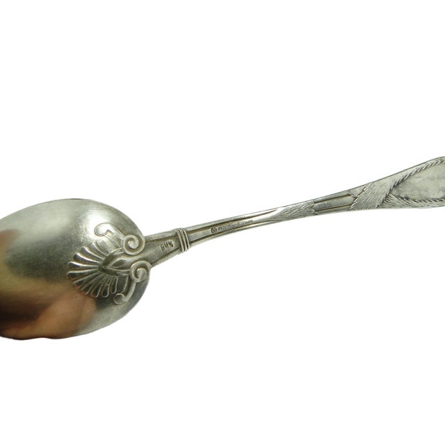 Metal Art Nouveau Polish Spoon from Fraget, 1920s For Sale - Image 7 of 8