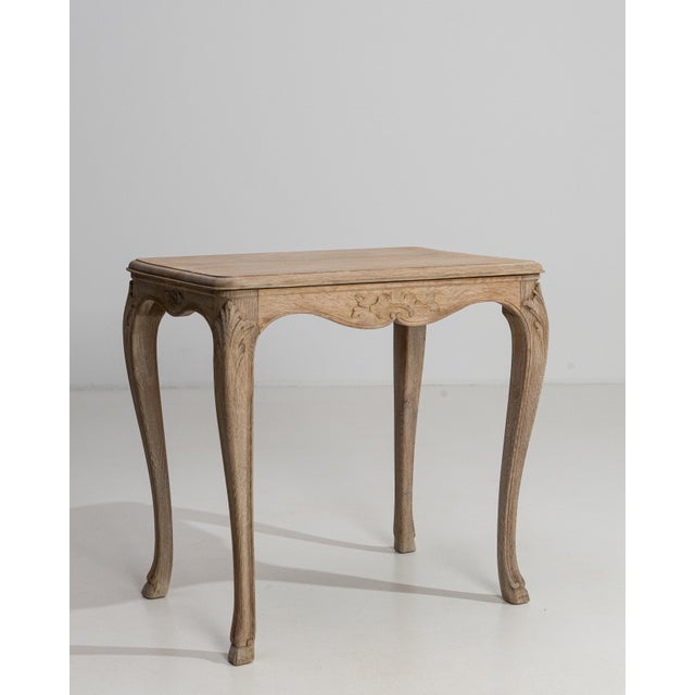 Early 20th Century Louis XV Side Table In Oak For Sale - Image 13 of 13