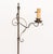 Gothic Revival Wrought Iron Floor Lamp, with single light on tripod base. 58.25" H x 13.5" W x 16.5" D. Provenance: From...