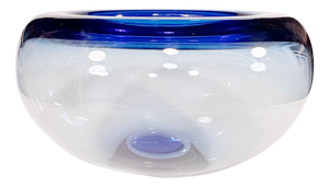 Mouth Blown Glass Art Bowl Model Provence by Per Lütken for Holmegaard, Denmark, 1955