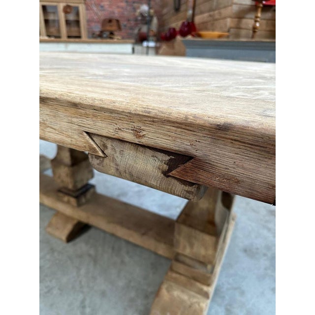 Monastery Oak Table, 1960s For Sale - Image 8 of 10