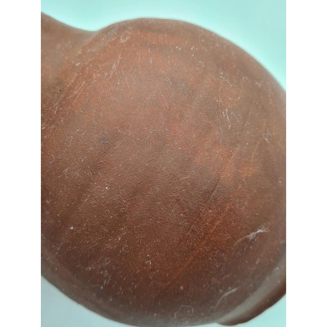 Brown Antique Glazed Red Clay Vessel, Europe, 1880 For Sale - Image 8 of 11
