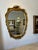 1950s Vintage Gilt and Silvered Wood Wall Mirror For Sale - Image 5 of 10