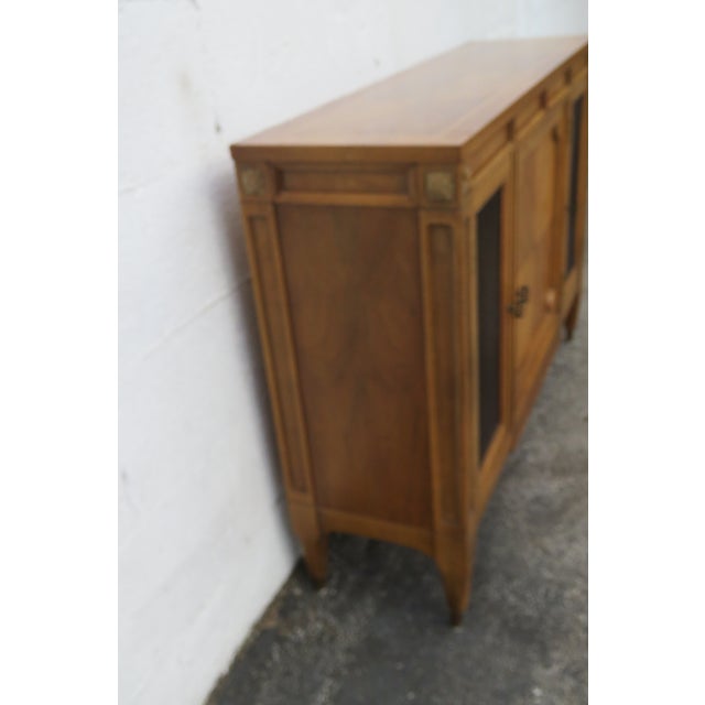 Mid 20th Century Mid Century Modern Narrow Sideboard Buffet Tv Media Entry Console Table 6275 For Sale - Image 5 of 18