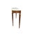Paine Furniture Early 20th Century Table Wood With Brass Details and Marble Top Entryway Console French Style Decor For Sale - Image 4 of 9
