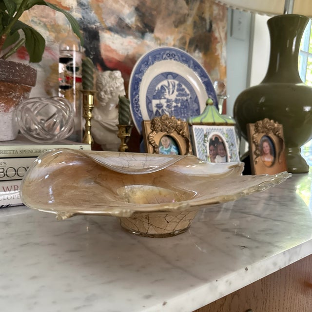 Abstract 1960s Blown Glass Sculpture For Sale - Image 3 of 7