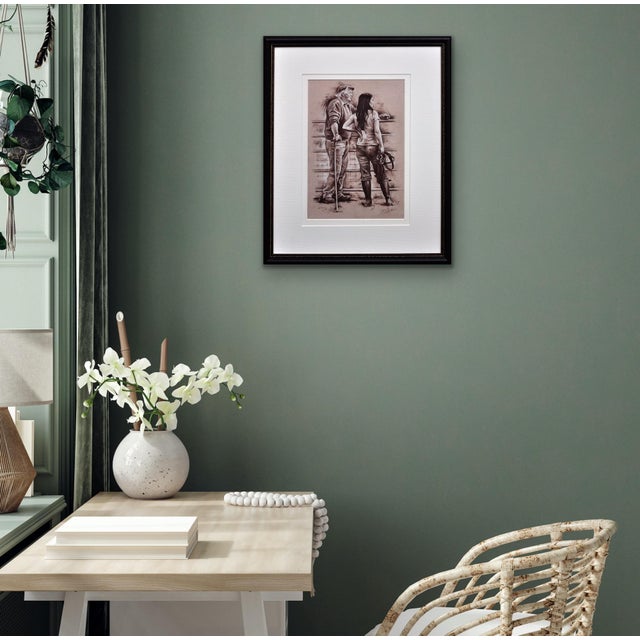 Elin Sian Blake, Stable Friends, 21st Century, Pastel For Sale - Image 14 of 18