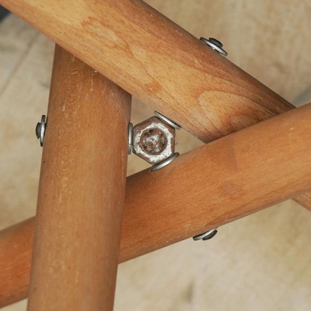 Vintage Field Stool, 1960s For Sale - Image 4 of 8