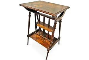 French Inlaid Side Table