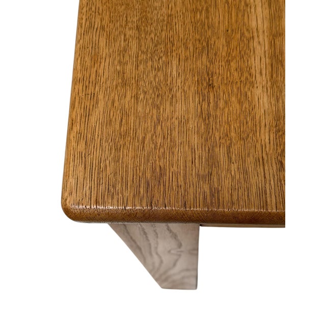Brown Art Deco Dutch Oak Dining Table by J.A. Muntendam, 1920s For Sale - Image 8 of 12