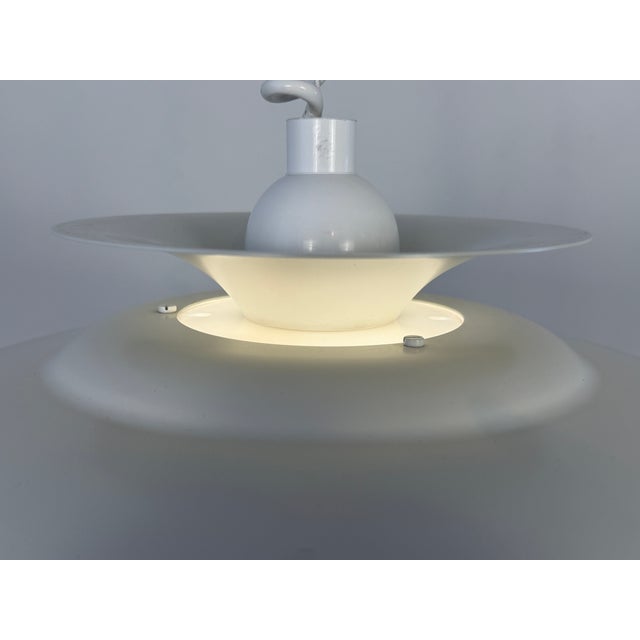 Metal Danish Pendant Light from Top-Lamper, Denmark, 1980s For Sale - Image 7 of 18