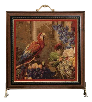 Exotic Parrot Tapestry Firescreen
