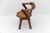 1960s Mid-Century Modern French Provincial Oak Chair, 1960s For Sale - Image 5 of 15