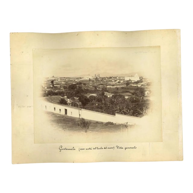 Ancient Views of S. Josè Di Guatemala - Vintage Print - 1880s by Madre For Sale