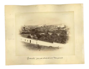 Ancient Views of S. Josè Di Guatemala - Vintage Print - 1880s by Madre