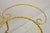 Mid 20th Century Italian Hollywood Regency Gold Iron Rope 3 Tier Bath Washstand Plant Stand Table For Sale - Image 5 of 12