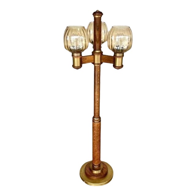 Cactus 3-Light Vintage Floor Lamp For Sale