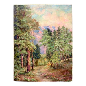 Early 20th Century Sierra Mountain Path California Landscape by Willamean Soderberg Tufts
