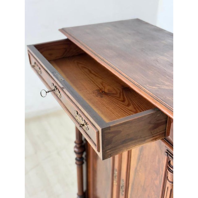 Antique Gründerzeit Cabinet in Wood, 1900 For Sale - Image 3 of 13