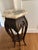 Black Pair of Antique Chinese Pedestals or Planters Circa 1920's For Sale - Image 8 of 12