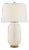 Christopher Spitzmiller by Visual Comfort Signature Newcomb Medium Table Lamp in Ivory with Linen Shade For Sale